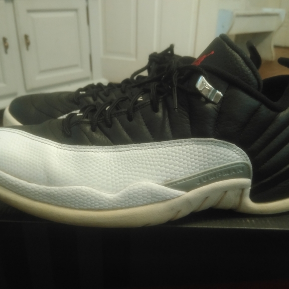 COPY - Nike Air Jordan 12 XII Retro Low Playoffs Black Re - Picture 6 of 11